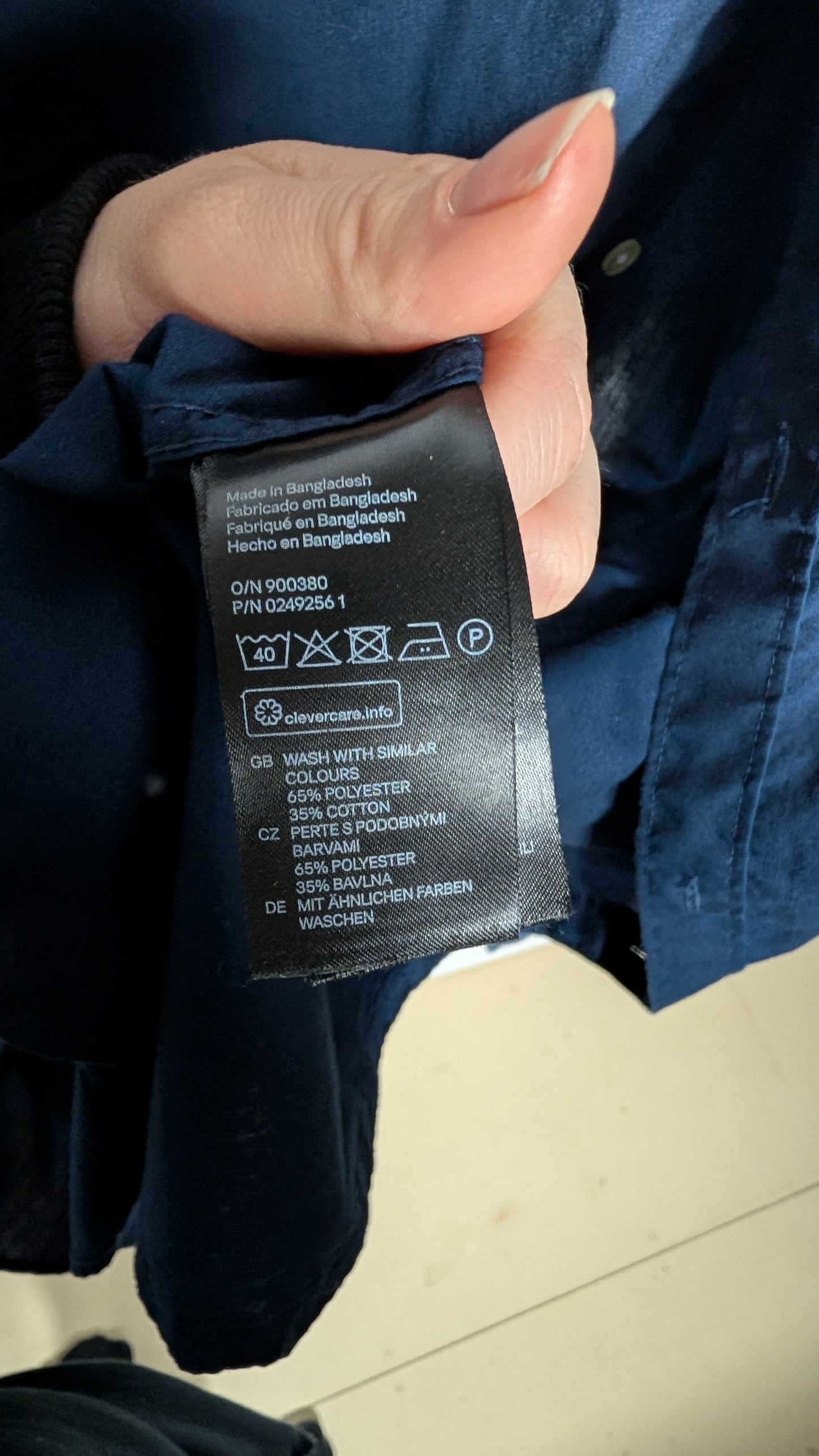 Chemise – Inconnue (Bleu Marin)