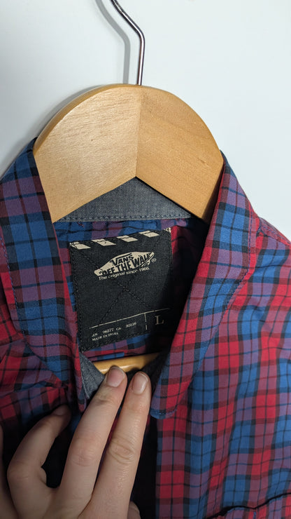 Chemise Plaid – Vans (Rouge & Bleu)