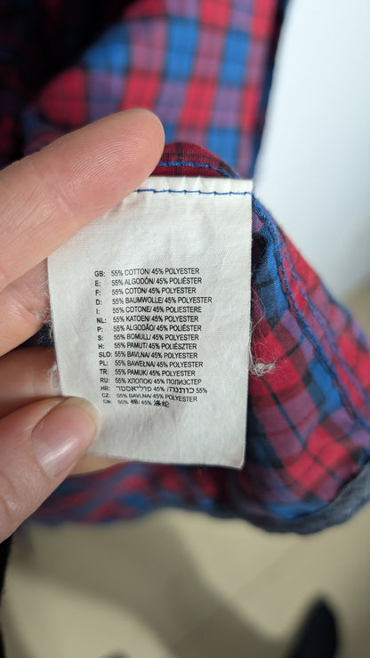 Chemise Plaid – Vans (Rouge & Bleu)