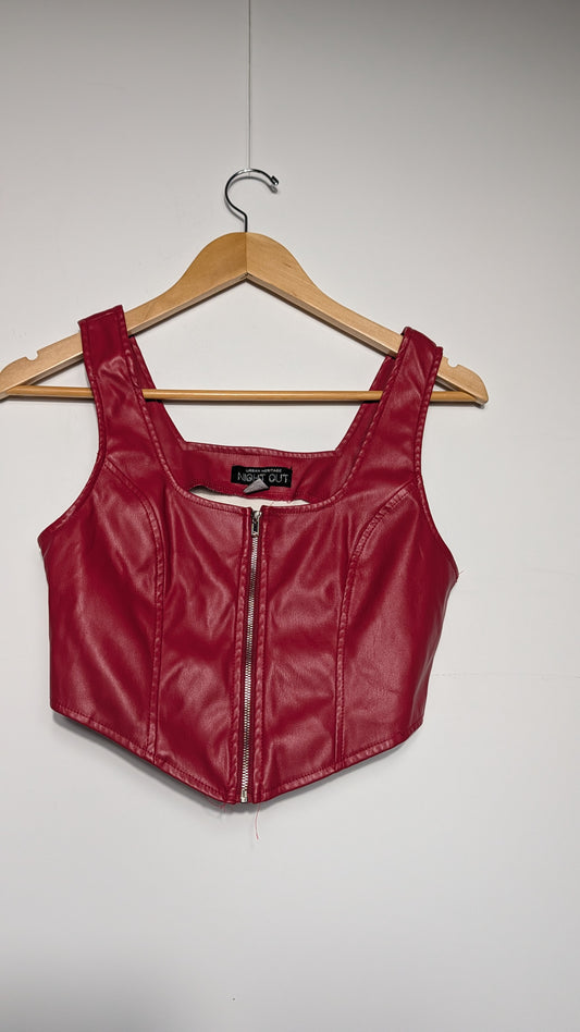 Top Corset – Urban Heritage (Rouge)