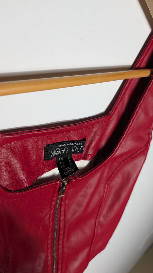 Top Corset – Urban Heritage (Rouge)
