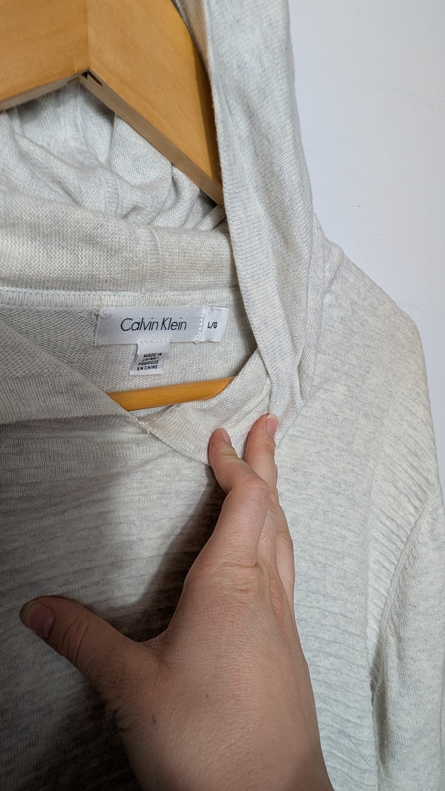 Hoodie léger – Calvin Klein - L