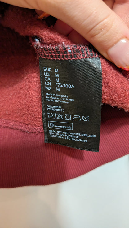Coton ouaté bordeaux - H&M - M