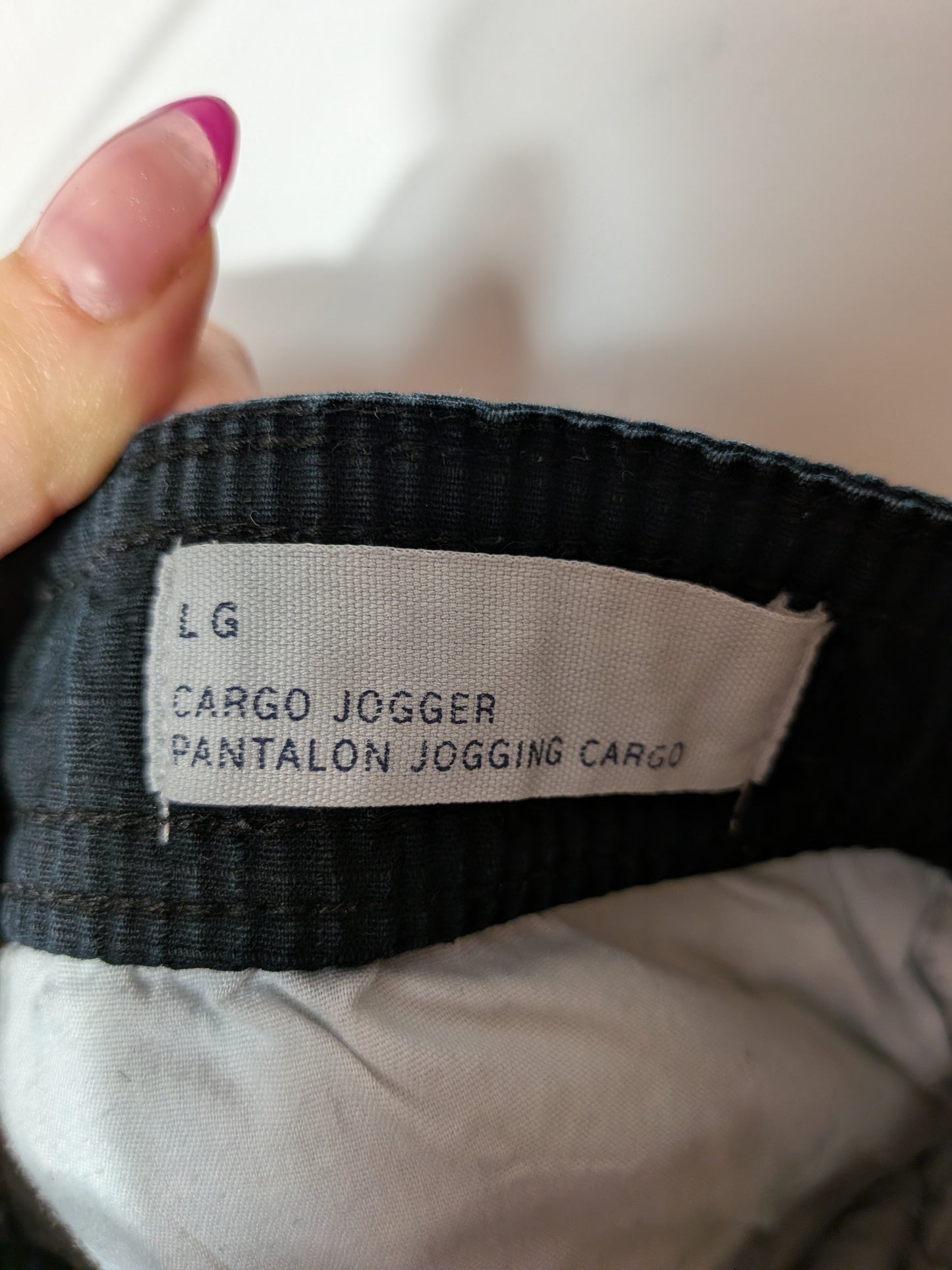 Pantalon jogging cargo noir - GAP - LG