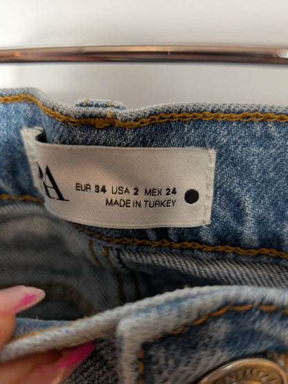 Jeans déchiré bleu - Zara - USA 2