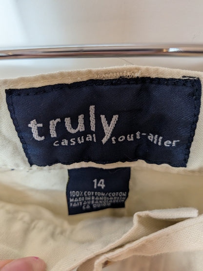 Short plissé crème - Truly - 14
