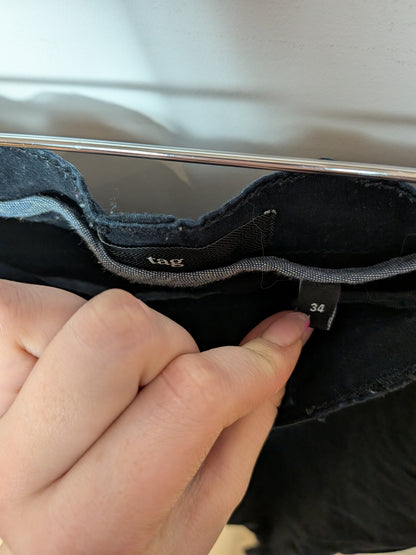 Pantalon ajusté noir - Tag - 34