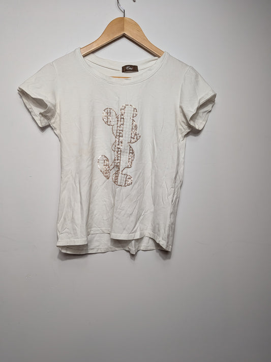 T-shirt Mickey à paillettes - Emc - Taille manquante