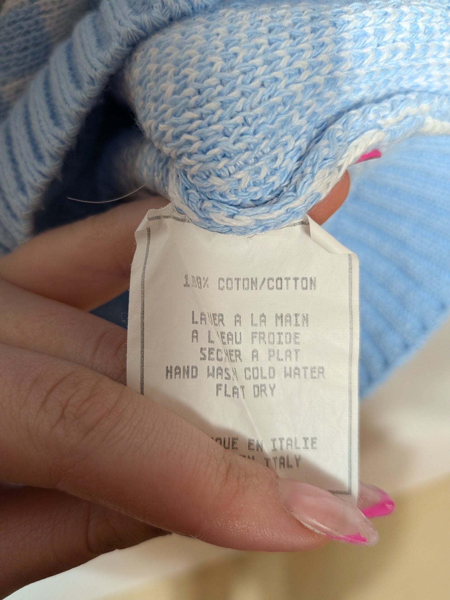 Camisole tricot damier - Twik - Taille manquante