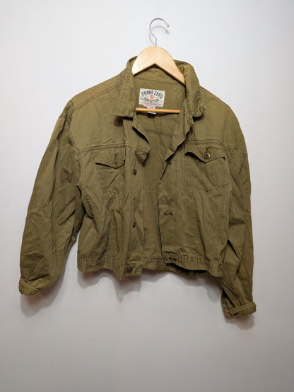 Veste en toile olive - Point Zero - L