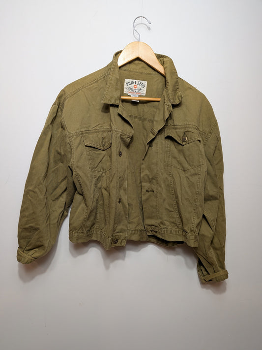 Veste en toile olive - Point Zero - L