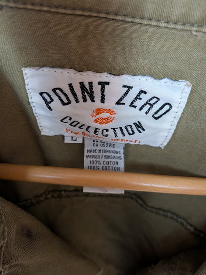 Veste en toile olive - Point Zero - L