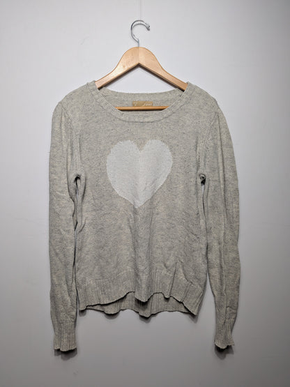 Chandail tricot cœur - tgrand - Taille manquante