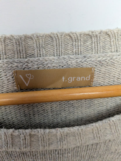 Chandail tricot cœur - tgrand - Taille manquante