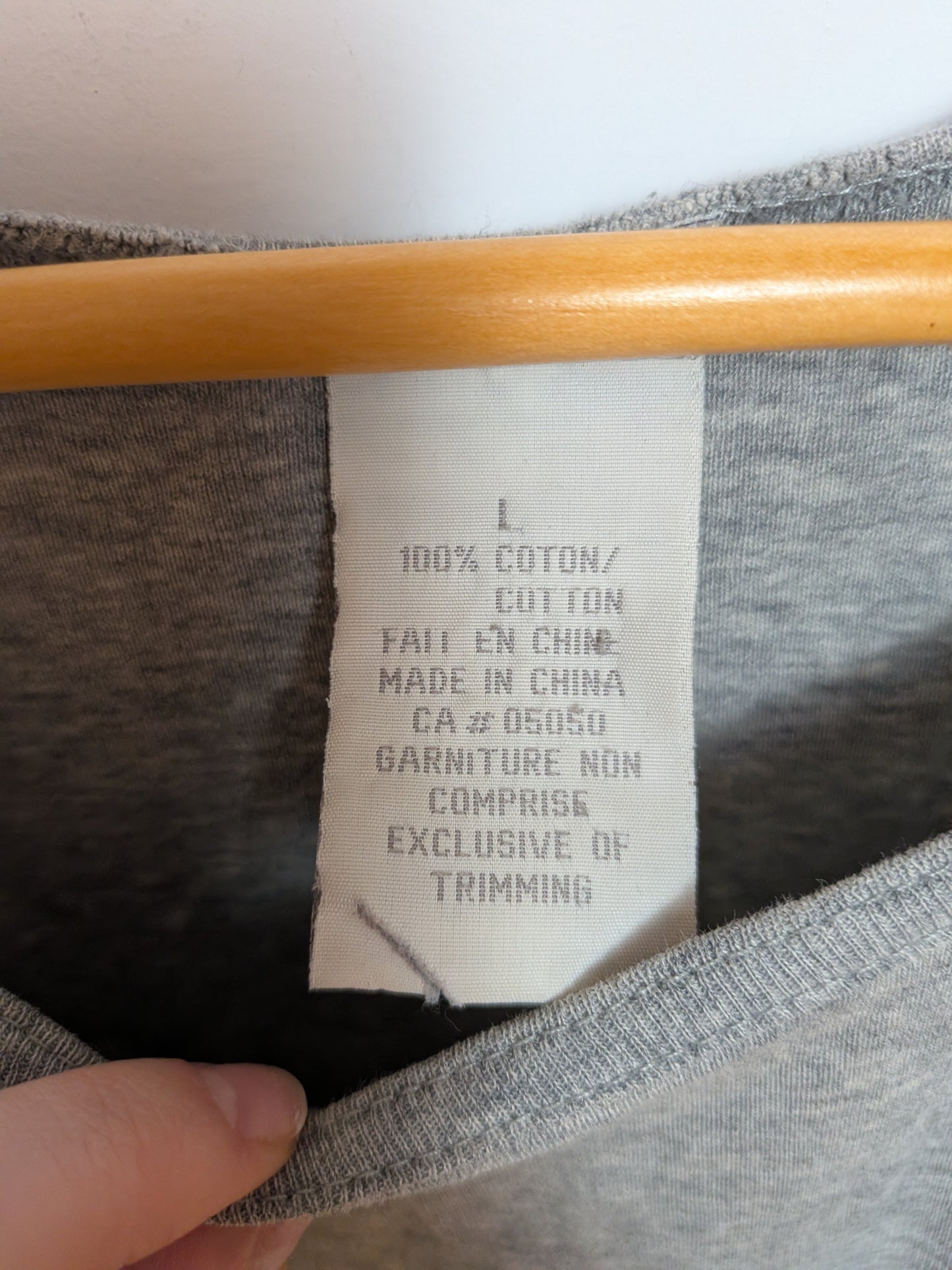 Camisole à ourlet brut - Inconnu - L