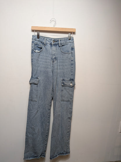 Jeans droit cargo - Inconnu - Taille manquante