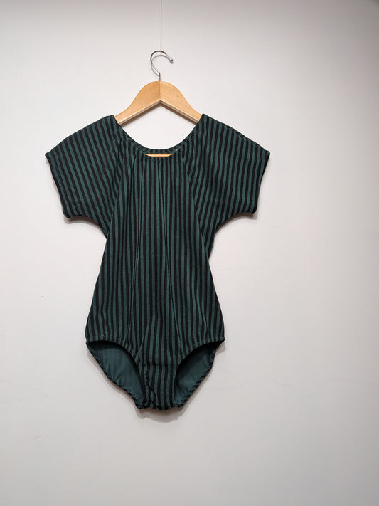 Maillot plissé rayé - Inconnu - Étiquette manquante