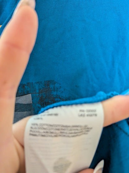 T-shirt graphique urbain turquoise - Mexx - XXL