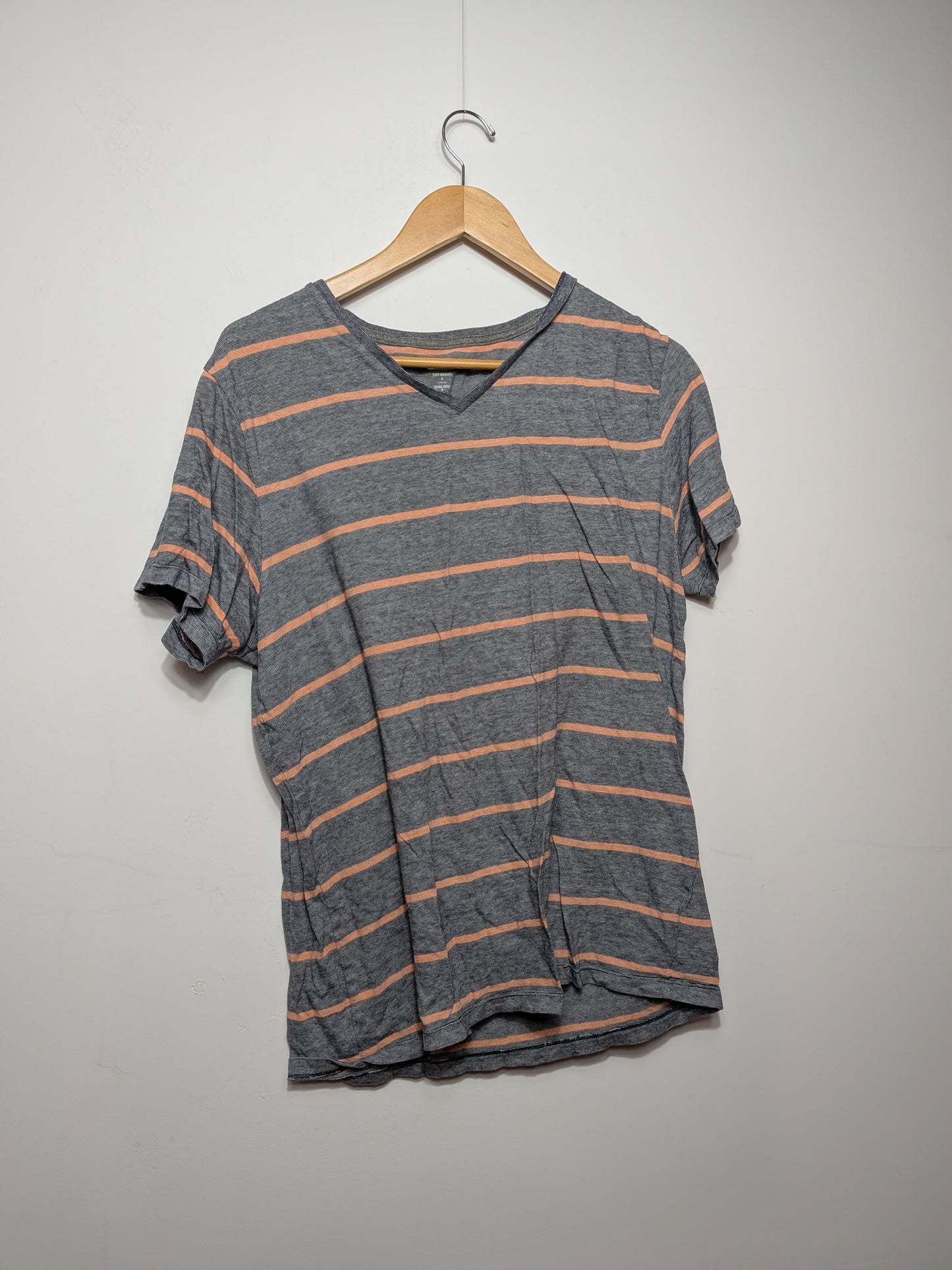 T-shirt ultra doux à rayures orange - OLD NAVY - L