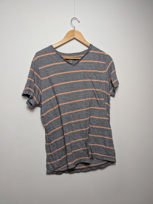 T-shirt ultra doux à rayures orange - OLD NAVY - L