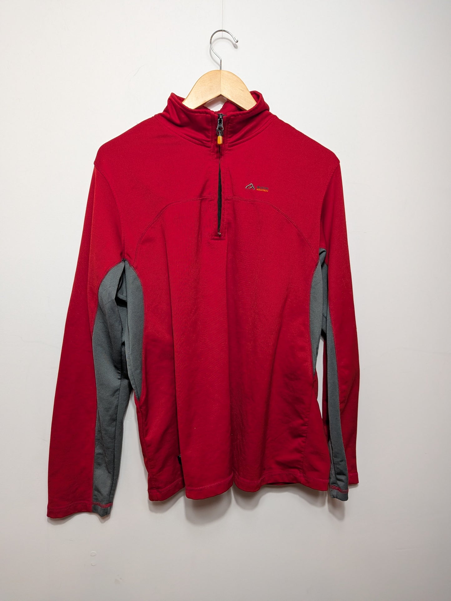 Chandail sport 1/4 zip rouge - BLACK MOUNTAIN - G