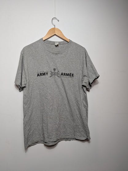T-shirt gris Canadian Army - FRUIT OF THE LOOM - L