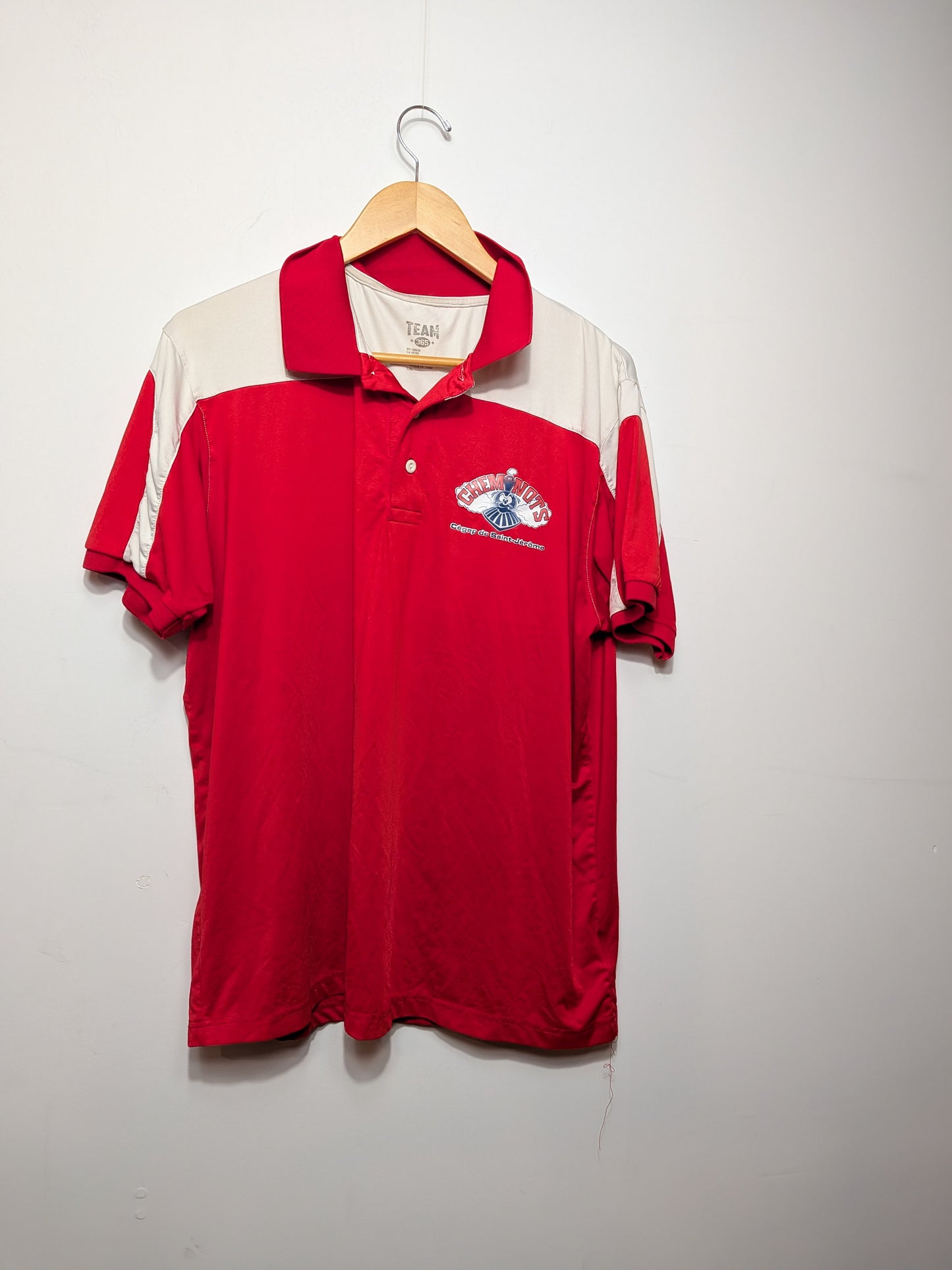 Polo de sport rouge Cheminots - TEAM 365 - L