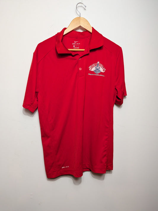 Polo Dri-Fit rouge Cheminots - NIKE - L