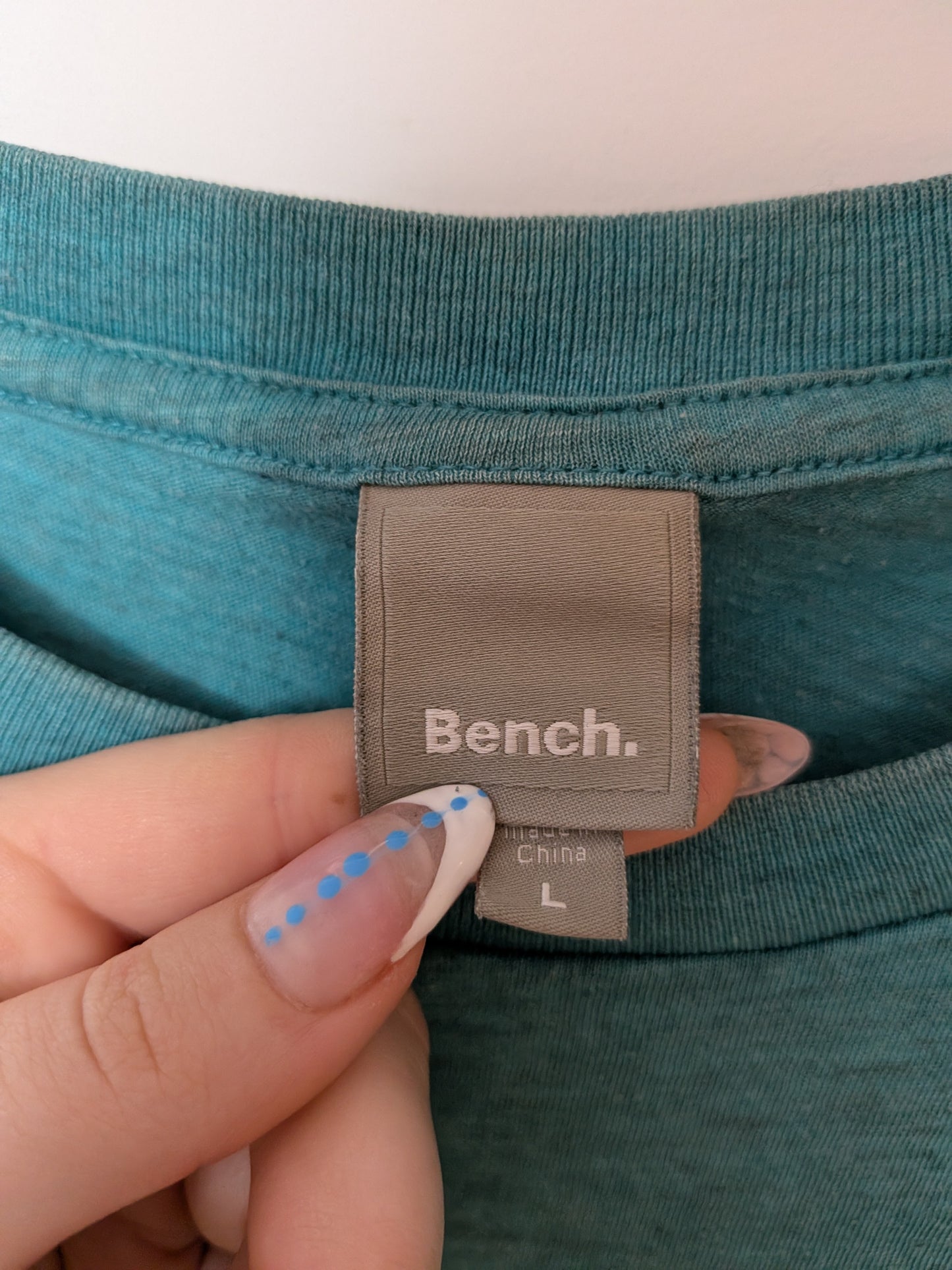 T-shirt turquoise Bench. - Bench - L