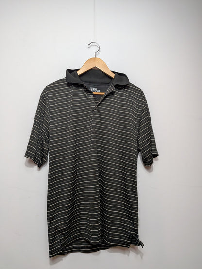 Polo rayé noir et blanc - PGA TOUR - M