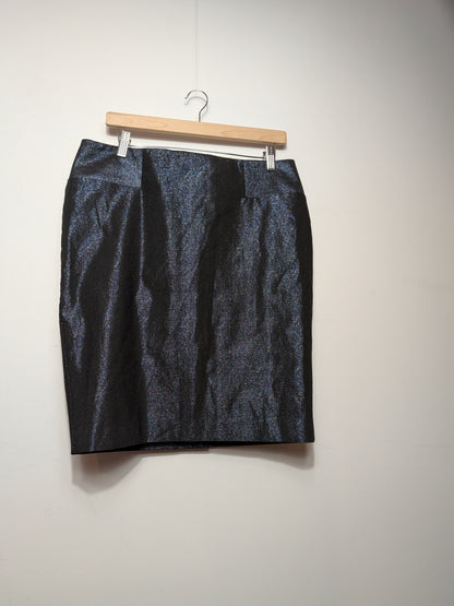 Jupe crayon noire scintillante - Reitmans - Taille manquante