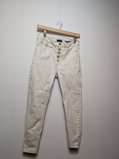 Jeans blanc cassé taille haute Skinny - BANANA REPUBLIC - 29
