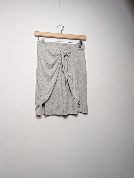 Jupe drapée gris clair chiné - Bench - XS