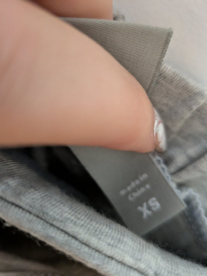 Jupe drapée gris clair chiné - Bench - XS
