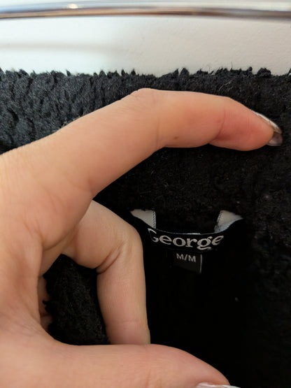 Jogging polaire sherpa noir - George - M