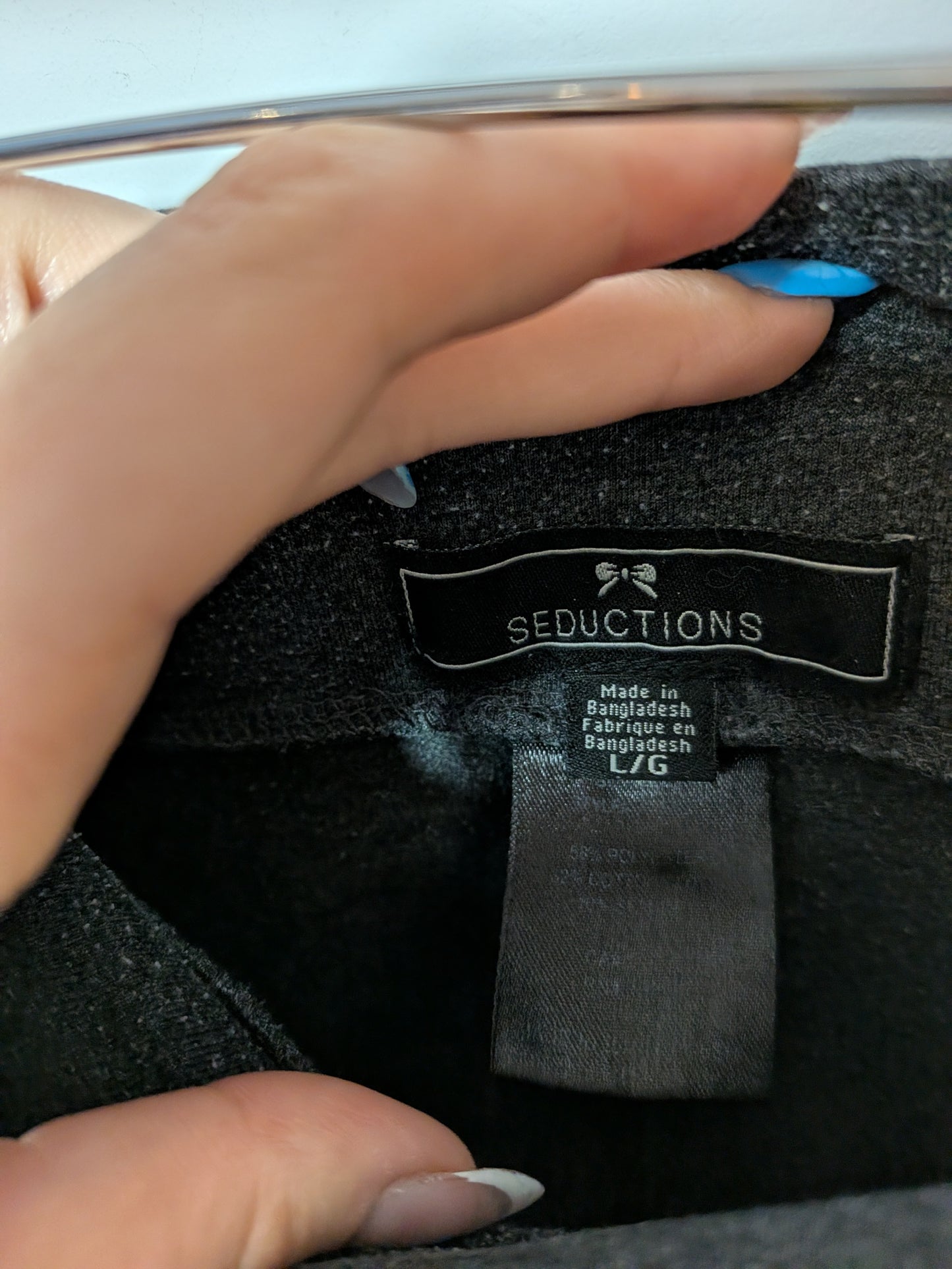 Legging gris anthracite ajusté - SEDUCTIONS - L