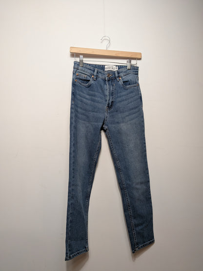 Jeans bleu taille haute - refuge DENIM - 00