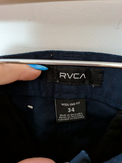 Chino bleu marin Week-end Fit - RVCA - 34
