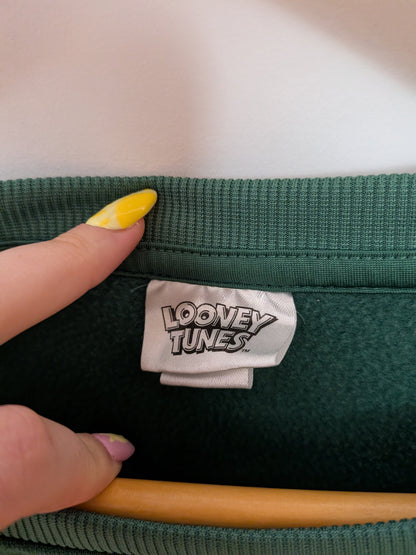 Chandail ouaté vert Titi de Noël - LOONEY TUNES - XL