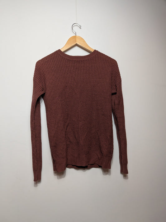 Chandail tricot de maille marron - Ardene - S/P