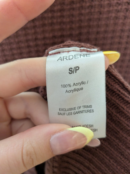 Chandail tricot de maille marron - Ardene - S/P