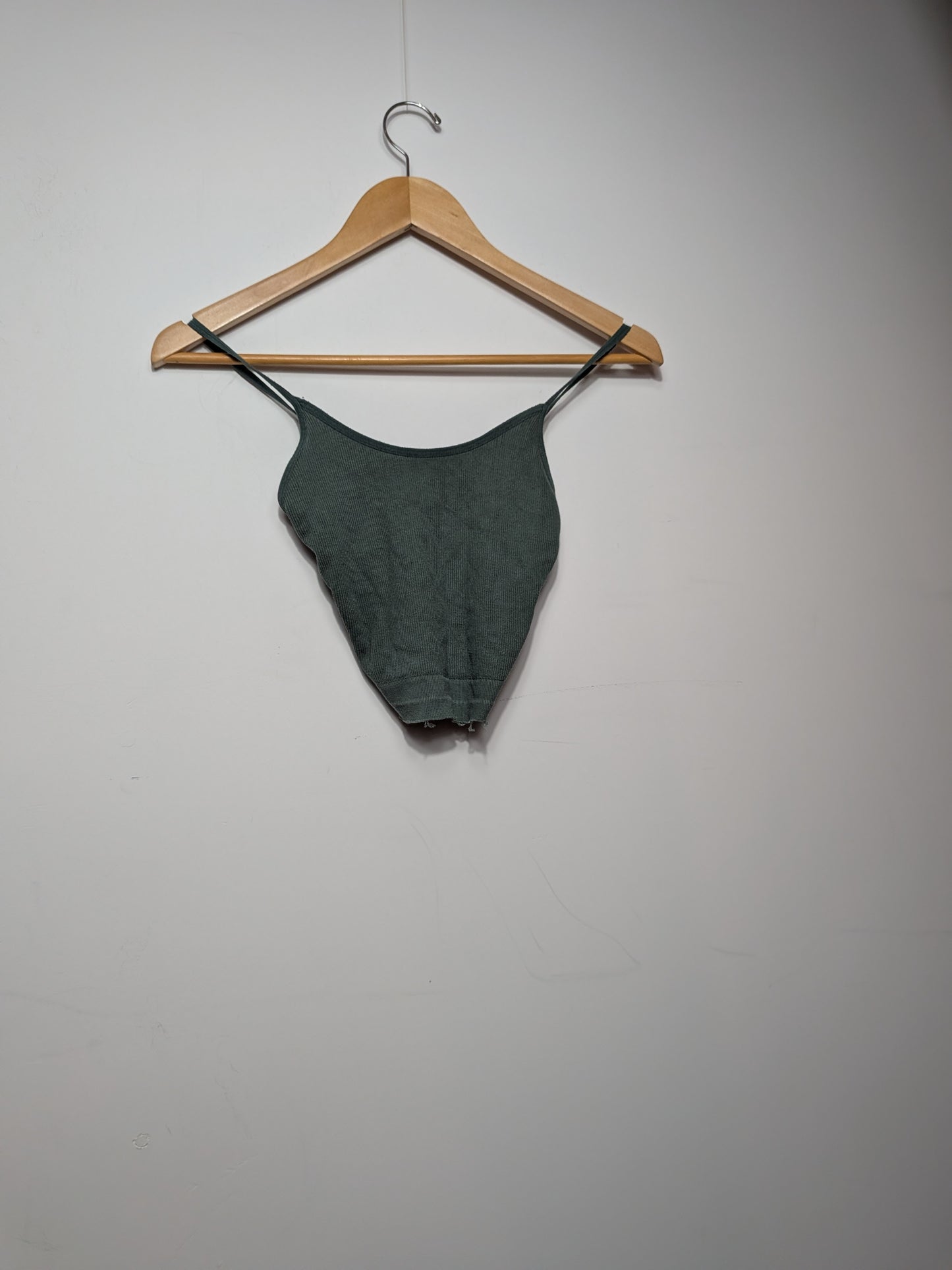 Camisole côtelée vert forêt - STREETWEAR SOCIETY - S