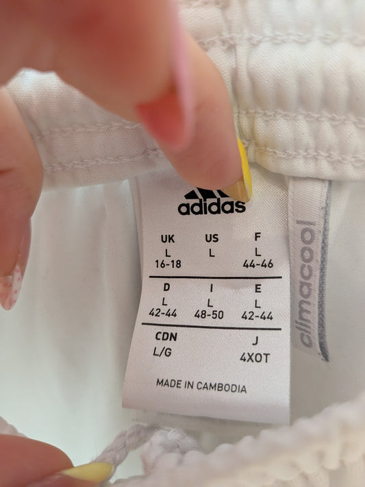 Short de sport blanc - adidas - L