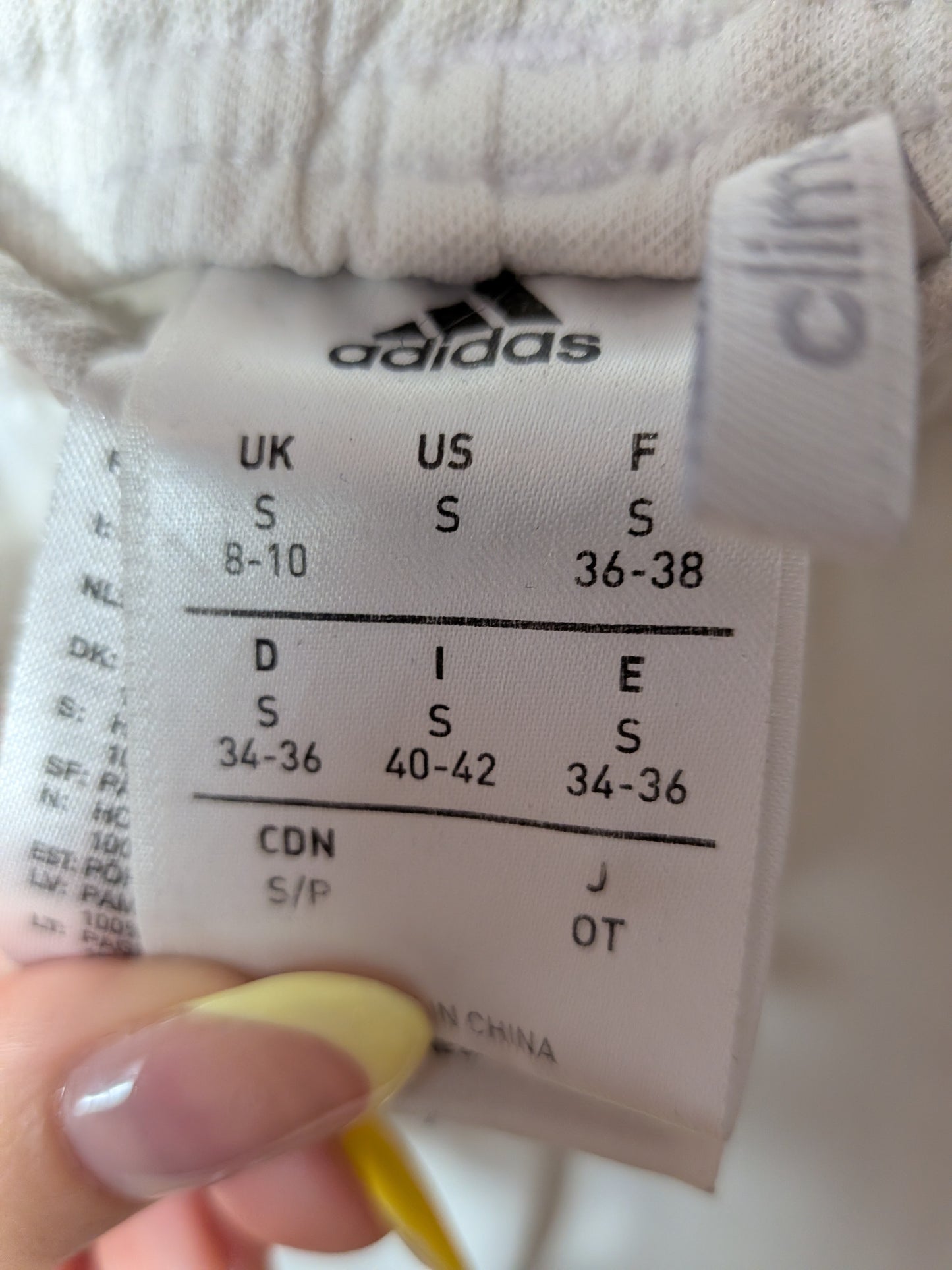 Short de sport blanc - adidas - S
