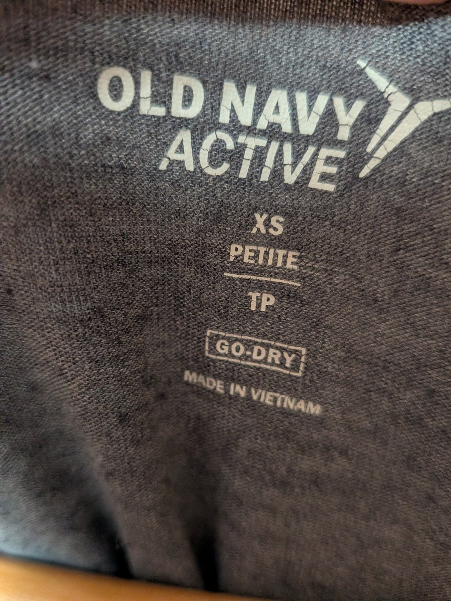 T-shirt sport gris col en V - OLD NAVY - XS