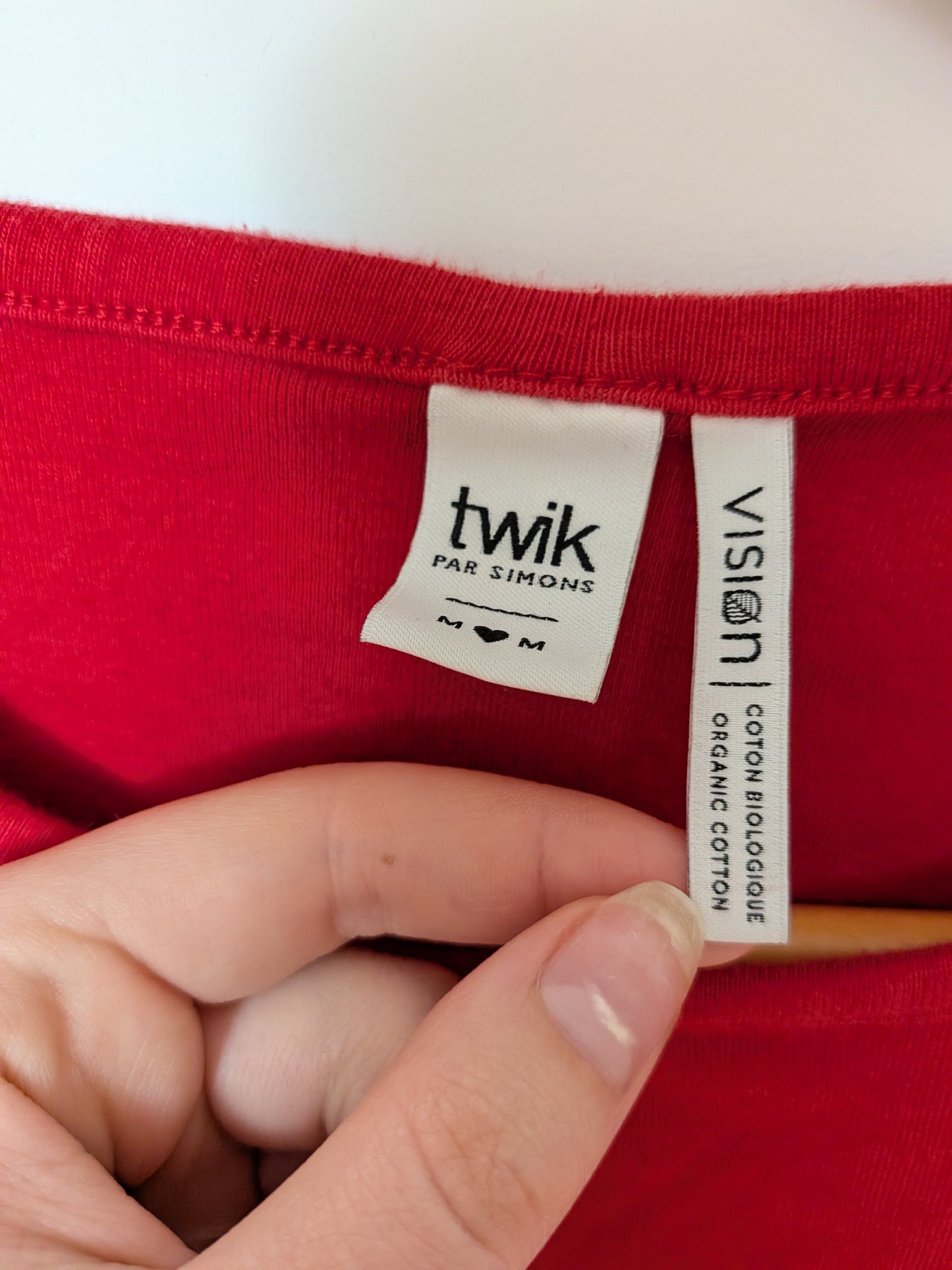 T-shirt court rouge twik - twik - M