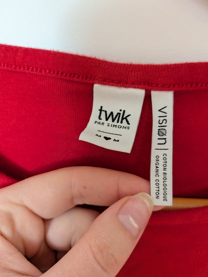 T-shirt court rouge twik - twik - M