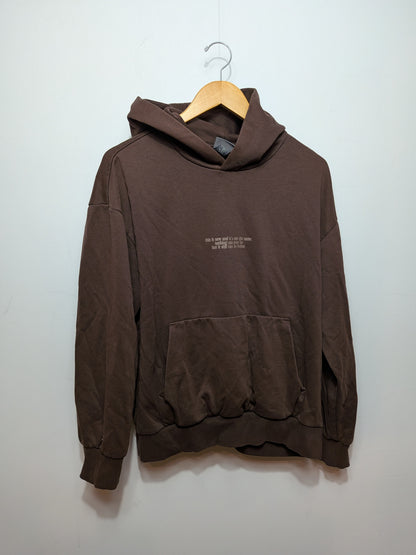 Hoodie brun chocolat court - H&M - S