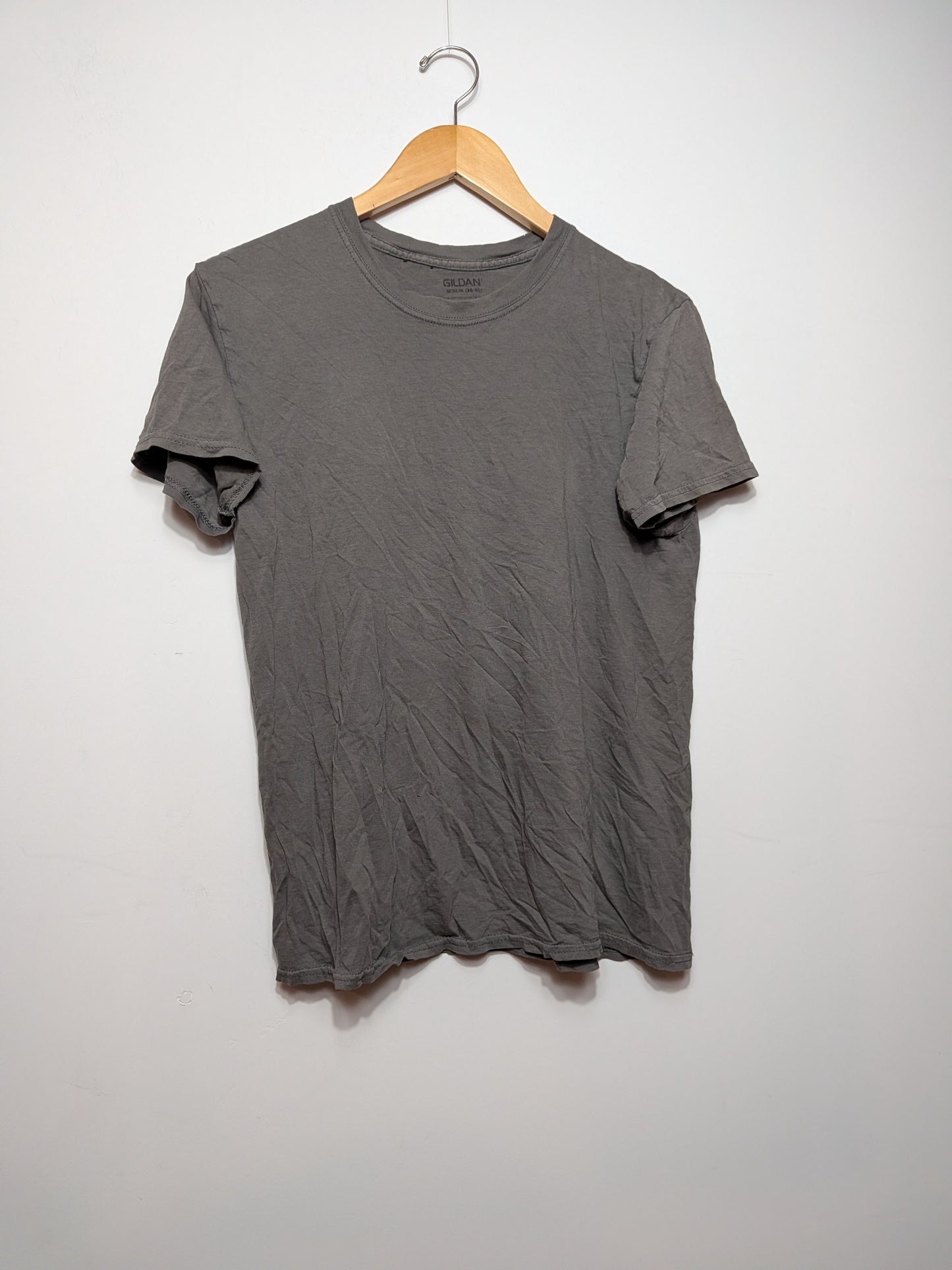 T-shirt basique gris uni - GILDAN - M