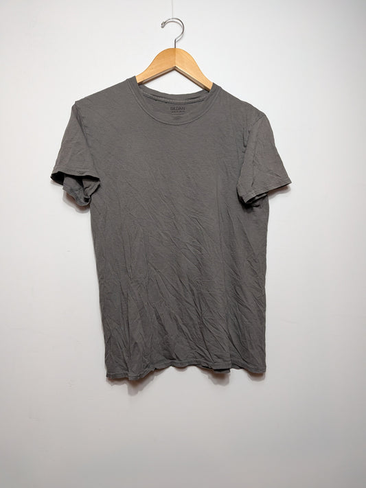 T-shirt basique gris uni - GILDAN - M